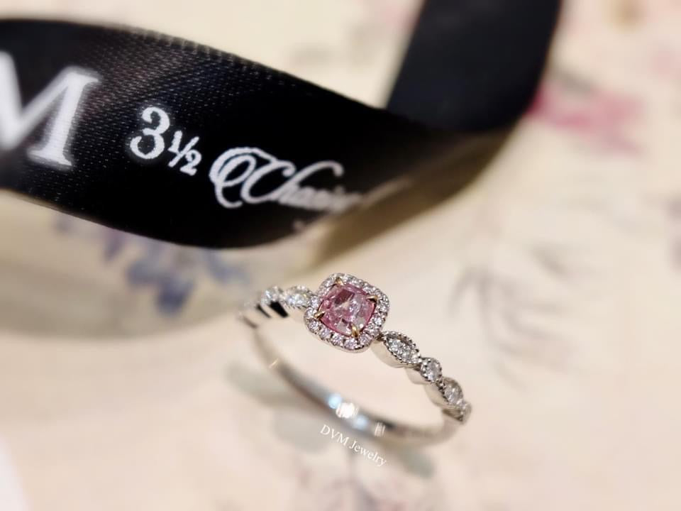 需訂製-18K GOLD PINK DIAMOND RING | Drp0001