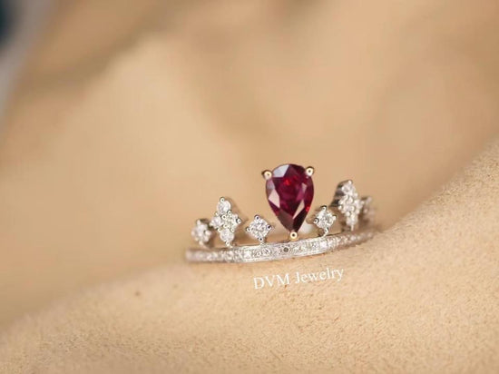 需訂製-18K GOLD RUBY DIAMOND RING