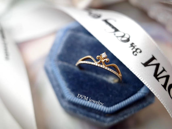 需訂製-18K GOLD DIAMOND RING | Drw0042