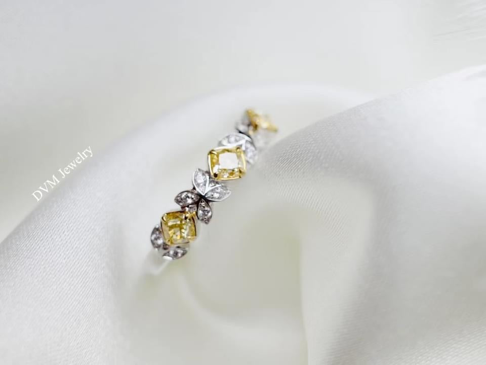 需訂製-18K GOLD YELLOW DIAMOND RING | Dry0006