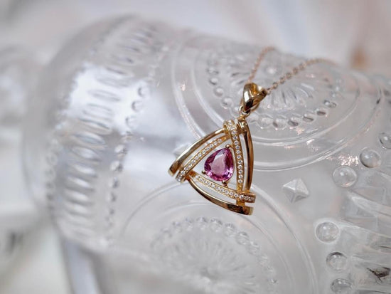 需訂製-18K GOLD TOURMALINE PENDANT | Gpto0009