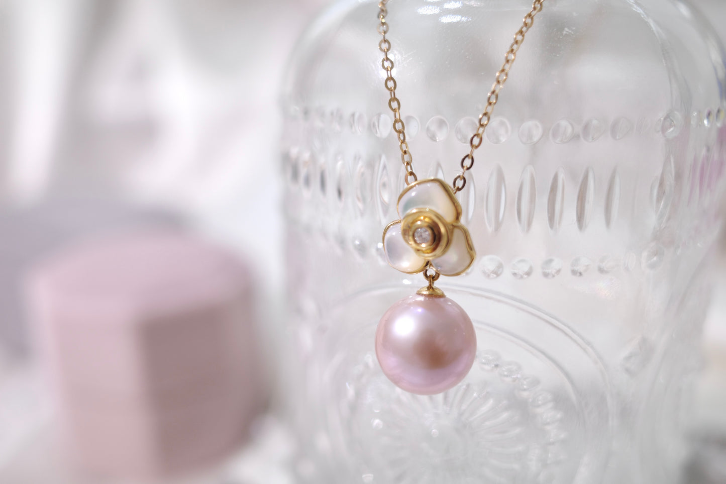 需訂製-18K GOLD EDISON PEARL PENDANT | Pb0005