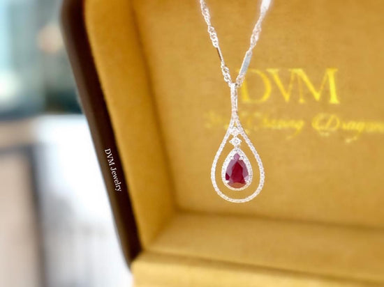 需訂製-18K GOLD RUBY PENDANT  | Gpru0005