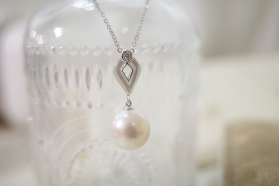 需訂製-18K GOLD SHELL&PEARL NECKLACE | Pb0007