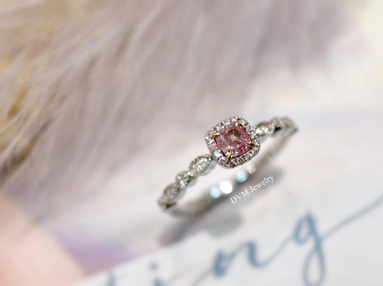 需訂製-18K GOLD PINK DIAMOND RING | Drp0001