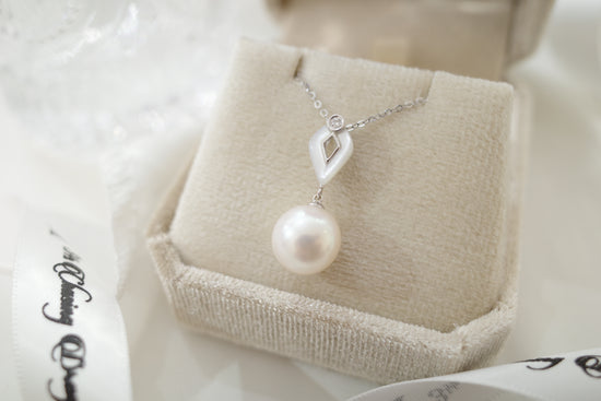 需訂製-18K GOLD SHELL&PEARL NECKLACE | Pb0007