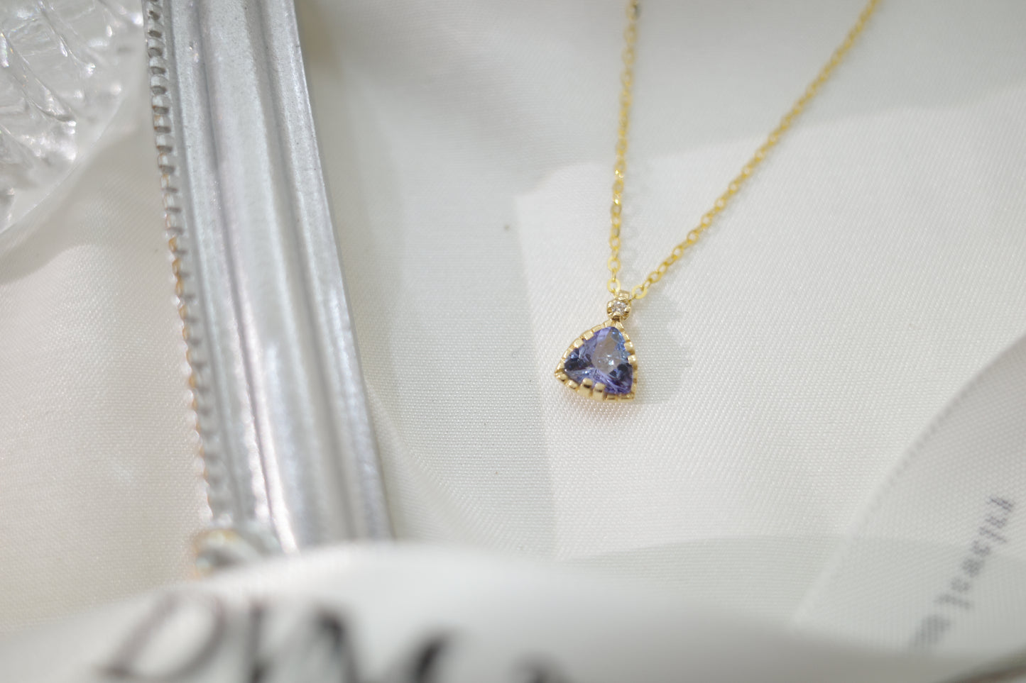 需訂製-18K GOLD TANZANITE NECKLACE | Gnta0003