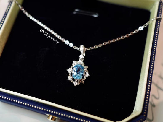 需訂製-18K GOLD TOPAZ PENDANT | Gptp0002