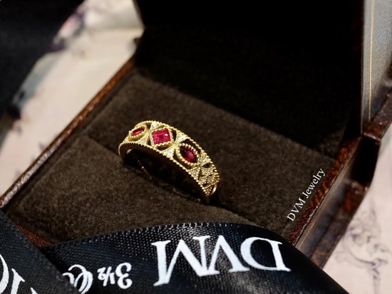 需訂製-18K GOLD RUBY RING | Grru0001