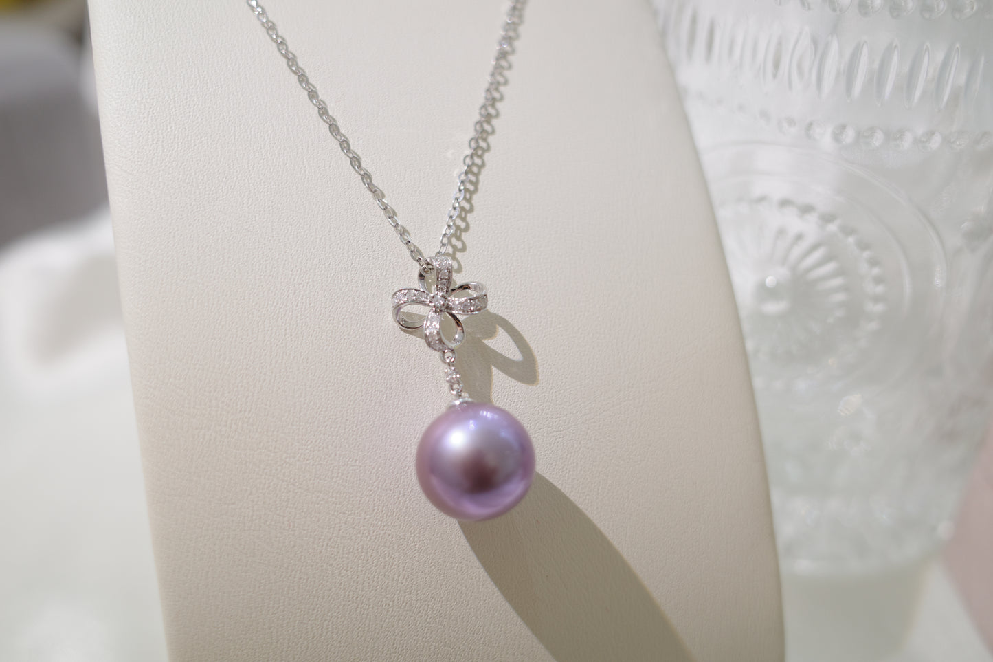 需訂製-18K GOLD PURPLE EDISON PEARL PENDANT | Pb0004