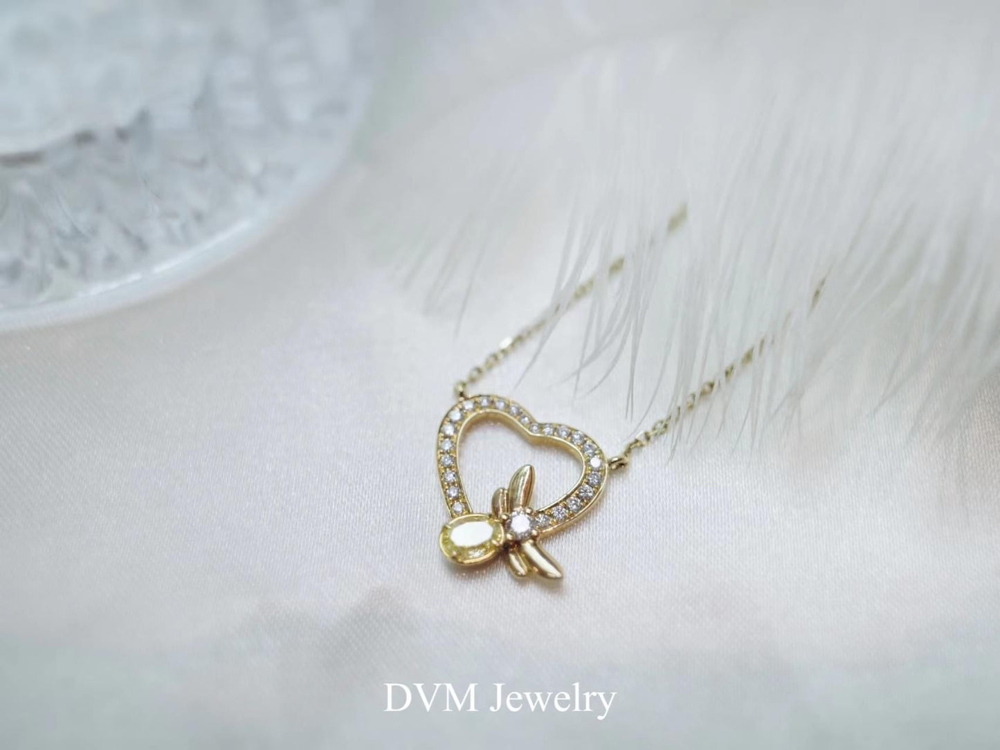 需訂製-18k GOLD YELLOW DIAMOND NECKLACE | Dny0002