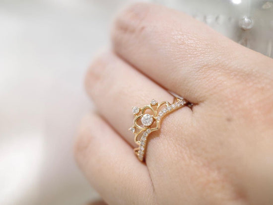 需訂製-18K GOLD DIAMOND RING | Drw0089