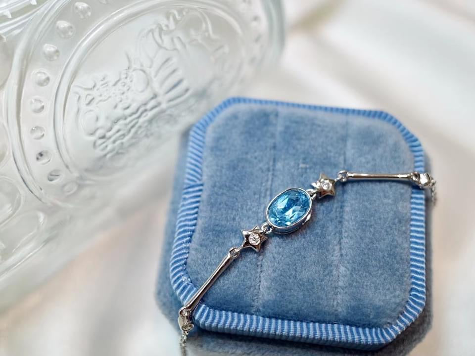 需訂製-18K GOLD TOPAZ BRACELET | Gbtp0001