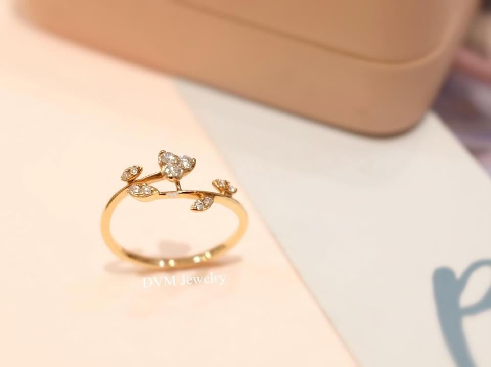 需訂製-18K GOLD DIAMOND RING | Drw0023