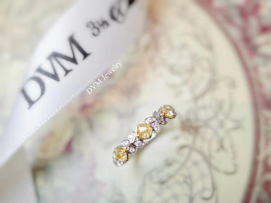 需訂製-18K GOLD YELLOW DIAMOND RING | Dry0006
