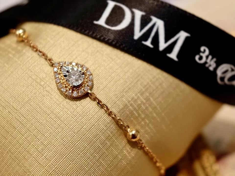 需訂製-18K GOLD DIAMOND BRACELET | Dbw0003