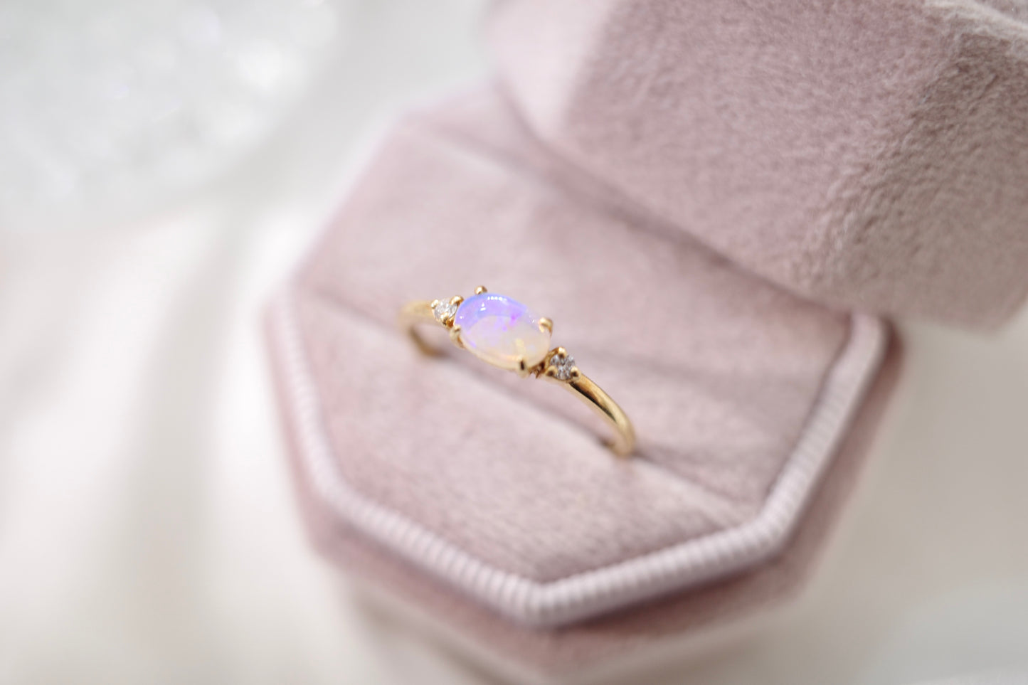 需訂製-18K GOLD OPAL RING | Gro0001