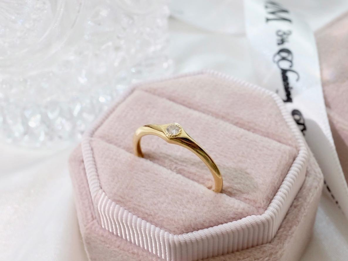 需訂製-18K GOLD DIAMOND RING | Drw0087