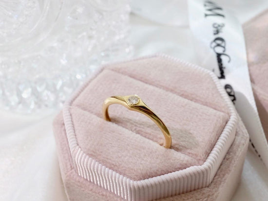 需訂製-18K GOLD DIAMOND RING | Drw0087