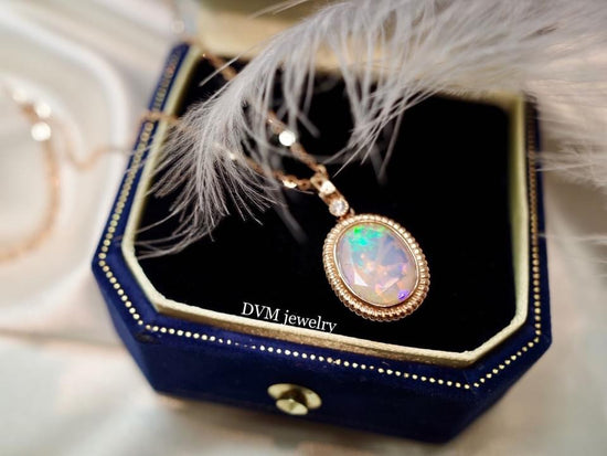 需訂製18K GOLD OPAL PENDANT | Gpo0009