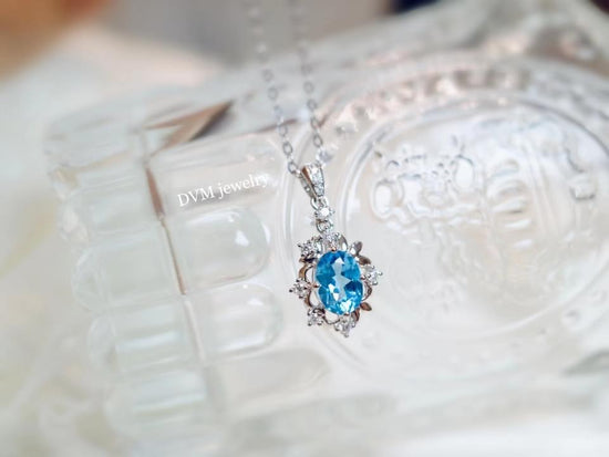 需訂製-18K GOLD TOPAZ PENDANT | Gptp0002