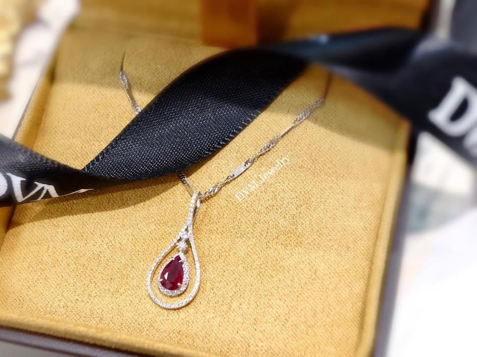 需訂製-18K GOLD RUBY PENDANT  | Gpru0005