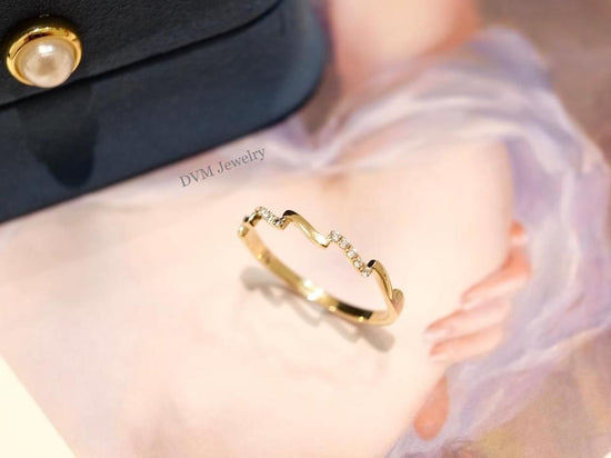需訂製-18K GOLD DIAMOND RING | Drw0004