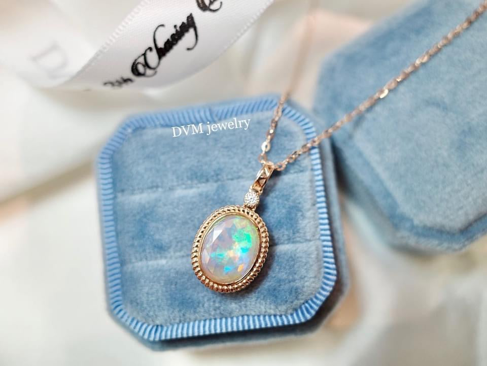 需訂製18K GOLD OPAL PENDANT | Gpo0009