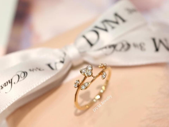 需訂製-18K GOLD DIAMOND RING | Drw0023