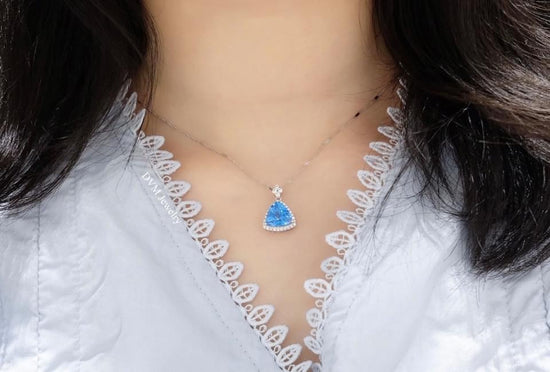 需訂製-18K GOLD TOPAZ PENDANT | Gptp0001