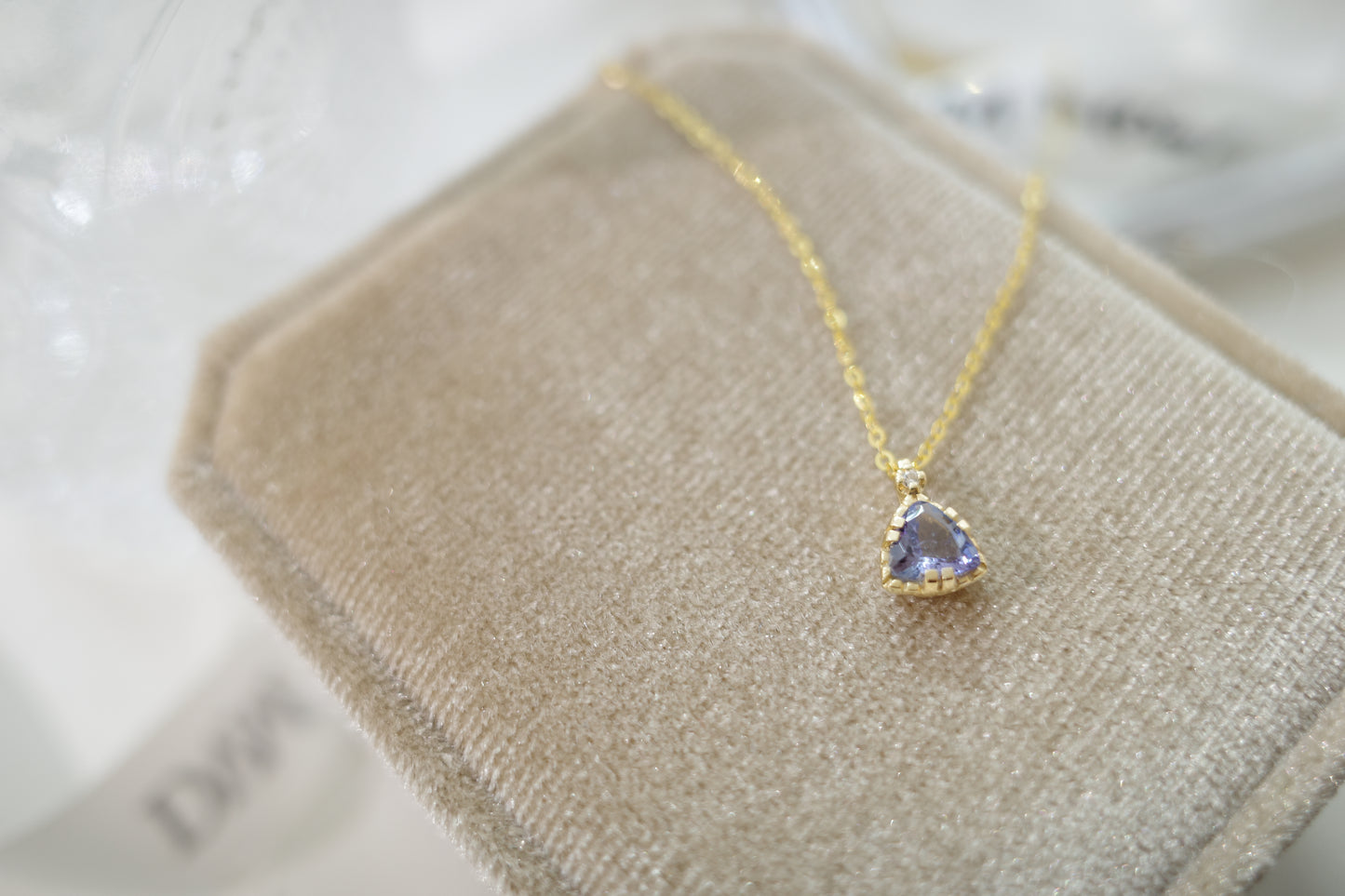 需訂製-18K GOLD TANZANITE NECKLACE | Gnta0003