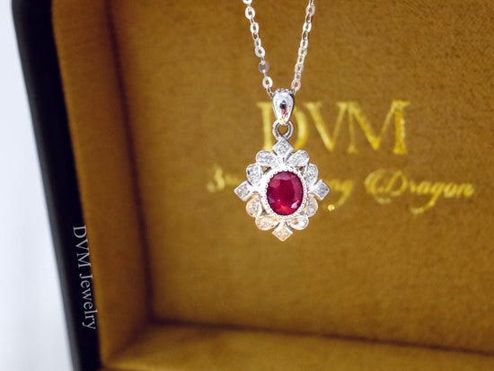 需訂製-18K GOLD RUBY PENDANT  | Gpru0006