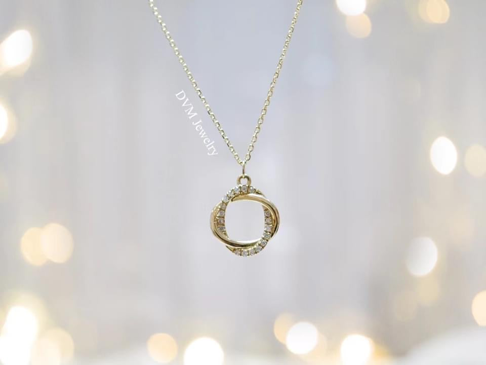 需訂製-18K GOLD DIAMOND NECKLACE | Dnw0021