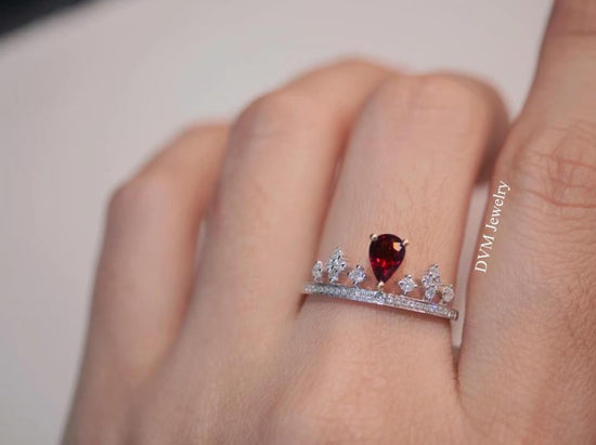 需訂製-18K GOLD RUBY DIAMOND RING