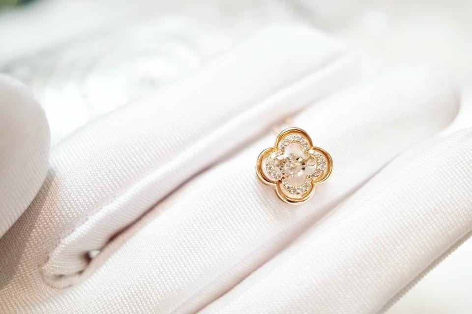 需訂製-18K GOLD DIAMOLD NECKLACE | Dnw0016