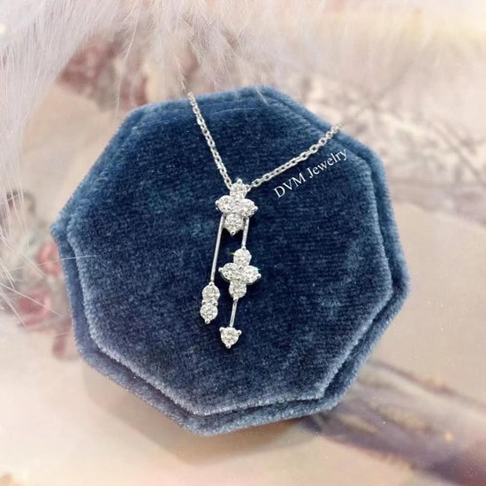 需訂製-18K GOLD DIAMOND NECKLACE | Dpw0002