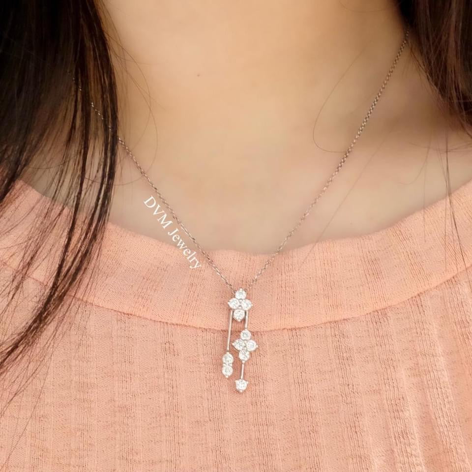 需訂製-18K GOLD DIAMOND NECKLACE | Dpw0002