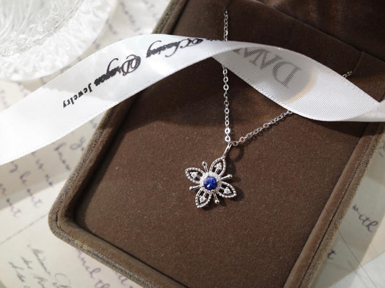 需訂製-18K GOLD SAPPHIRE PENDANT | Gps0020