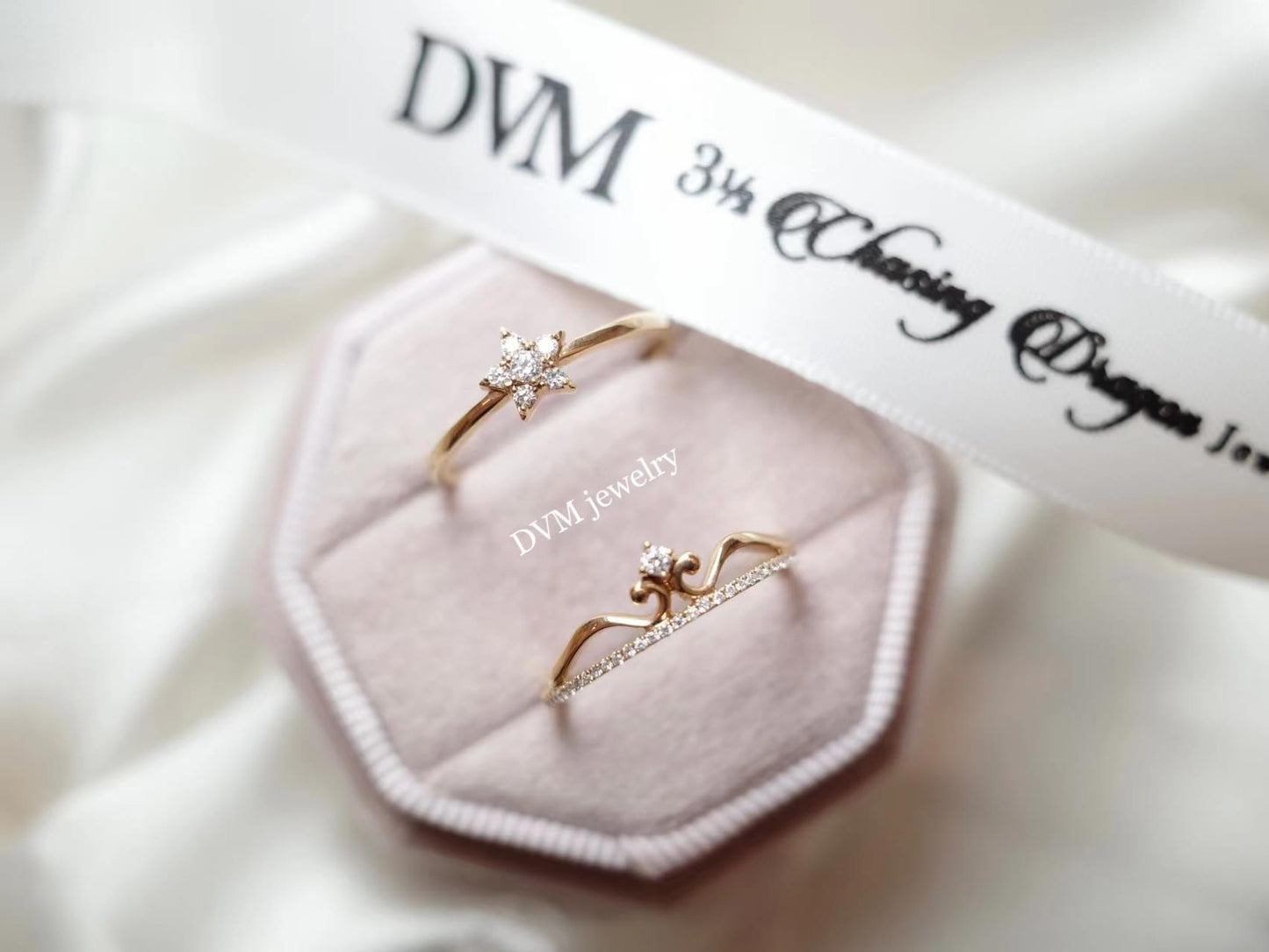 需訂製-18K GOLD DIAMOND RING | Drw0042
