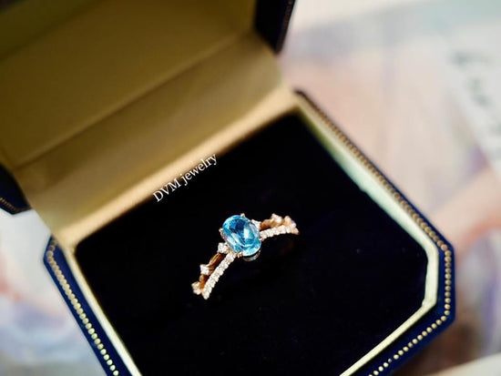 需訂製-18K GOLD TOPAZ RING | Grtp0001