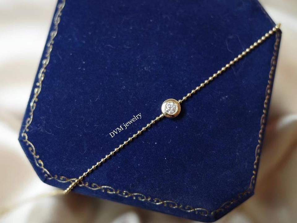 需訂製18K GOLD DIAMOND BRACELET | Dbw0006