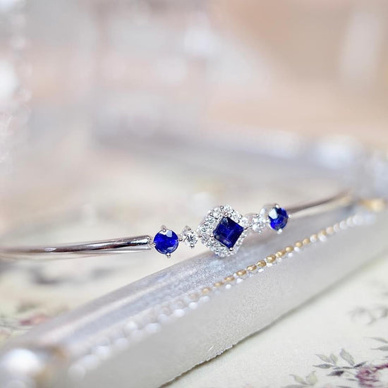 需訂製-18K GOLD SAPPHIRE BRACELET | Gbs0007