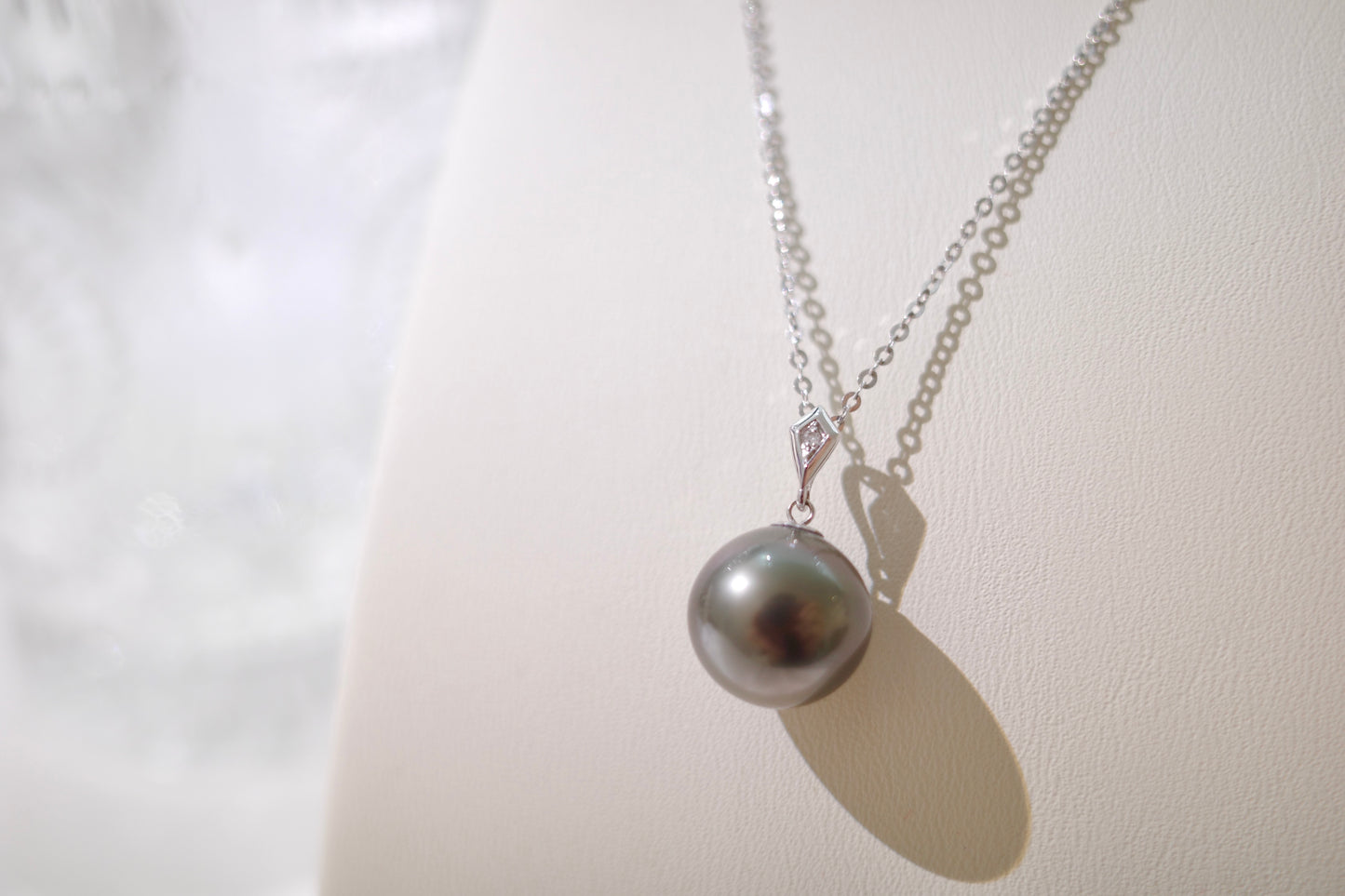 18K GOLD TAHITIAN PEARL NECKLACE | Pn0008