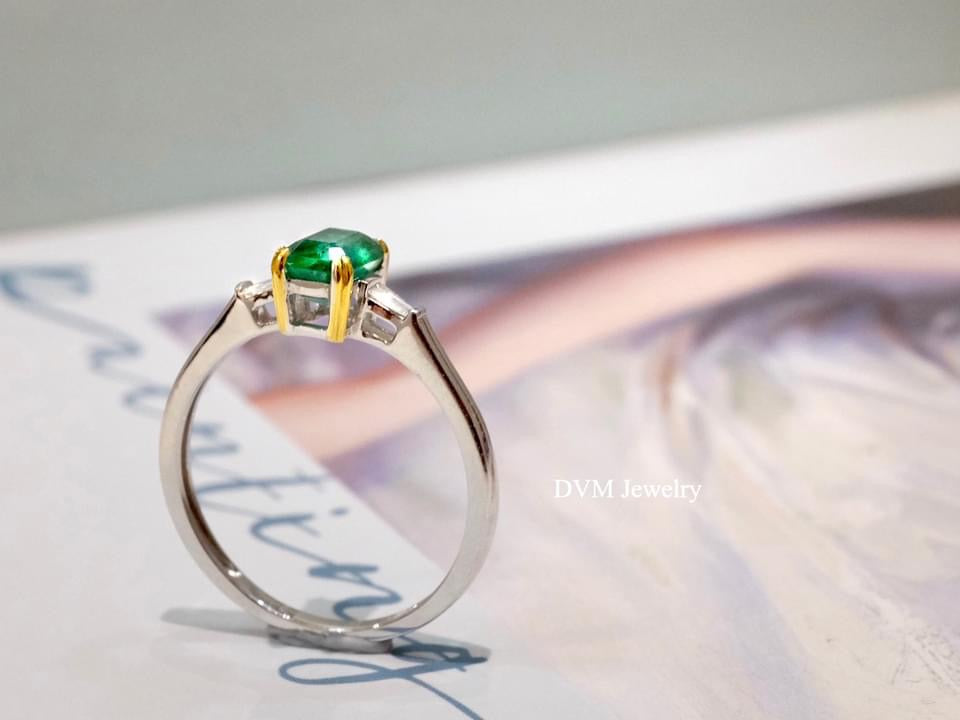 需訂製-18K GOLD EMERAL RING | Gre0001