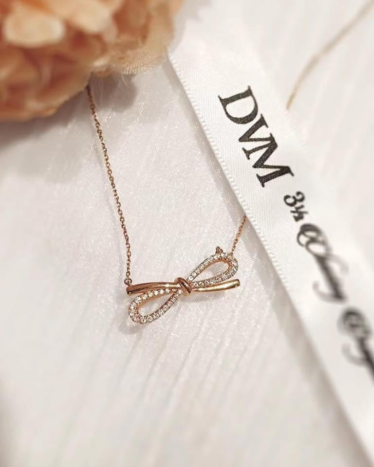 18K GOLD DIAMOND NECKLACE | Dnw0005