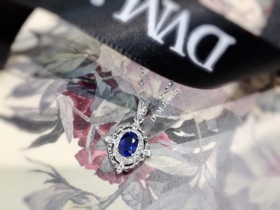 需訂製-18K GOLD SAPPHIRE PENDANT | Gps0014