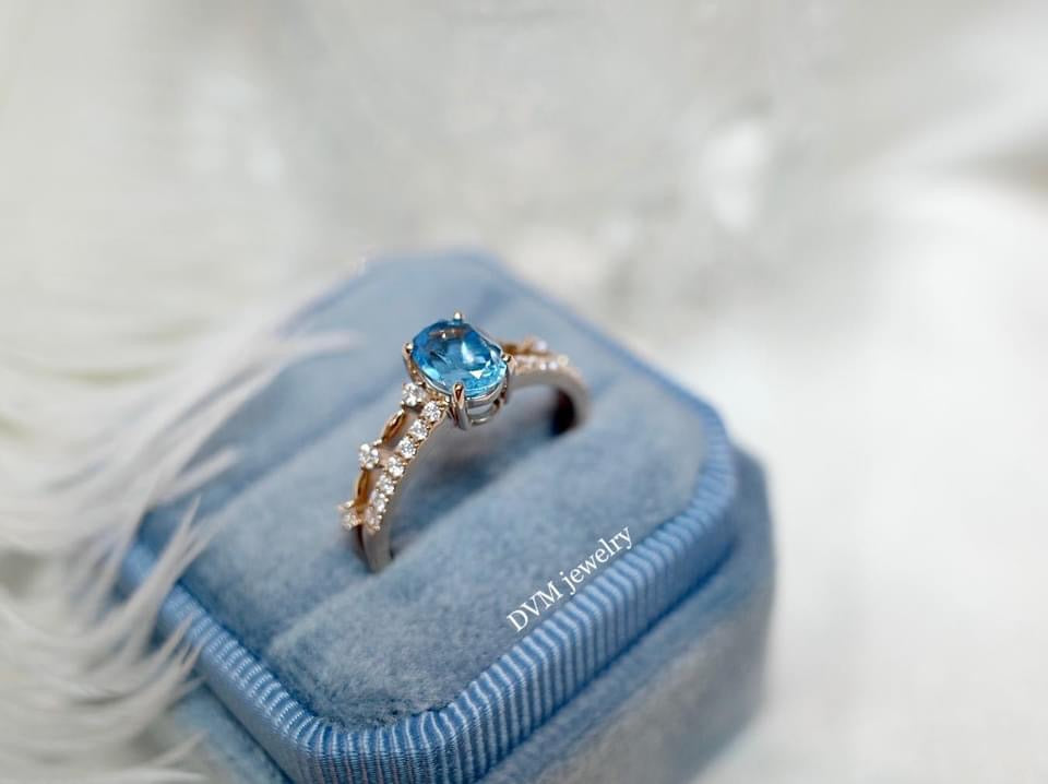 需訂製-18K GOLD TOPAZ RING | Grtp0001