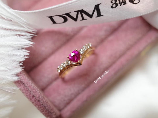 需訂製/18K GOLD PINK RUBY RING | Grru0011