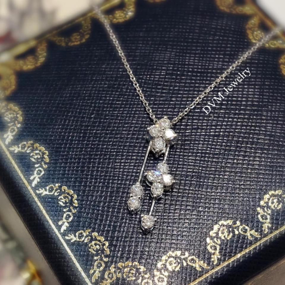 需訂製-18K GOLD DIAMOND NECKLACE | Dpw0002