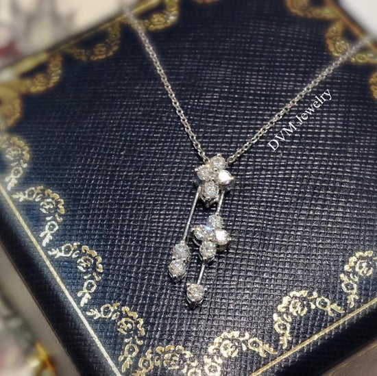 需訂製-18K GOLD DIAMOND NECKLACE | Dpw0002